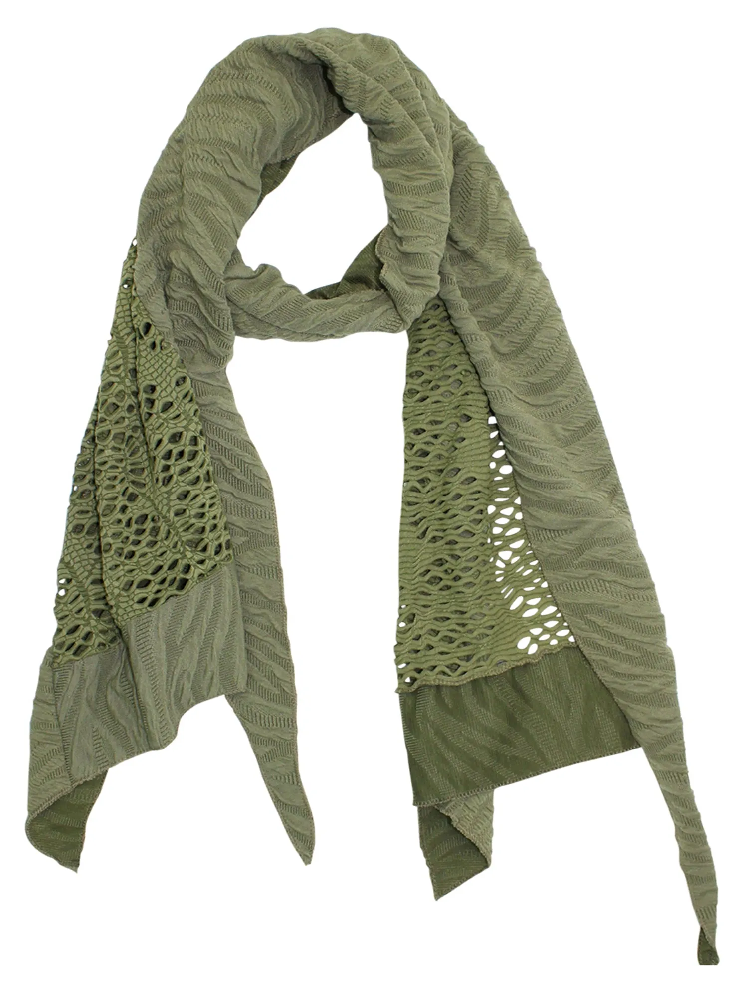 Unique Textured Oblong Scarf