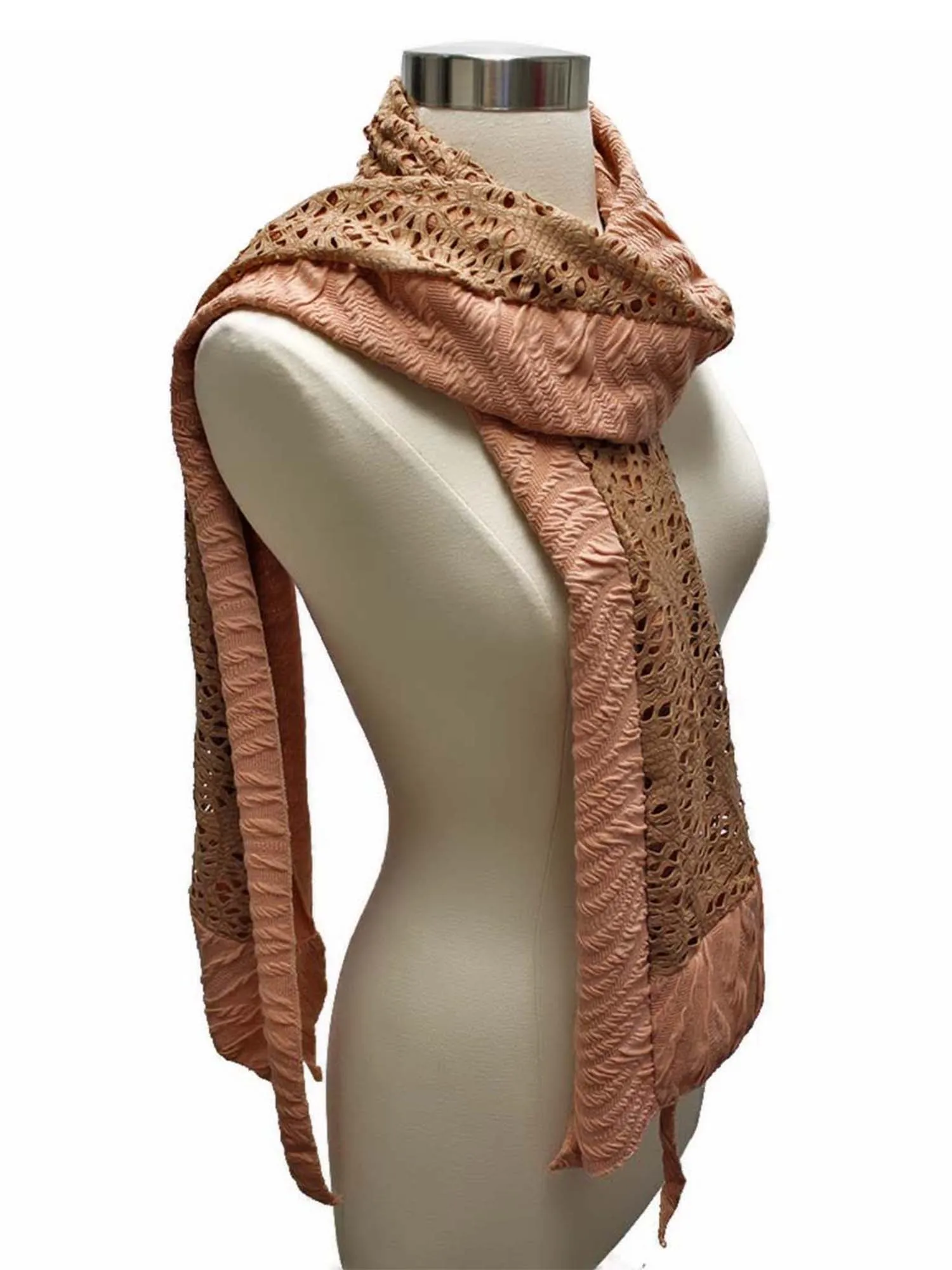 Unique Textured Oblong Scarf