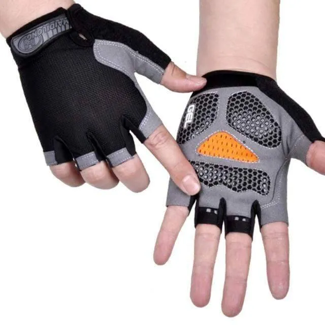 Unisex Fingerless Cycling Gloves with Enhanced Grip - Breathable & Durable