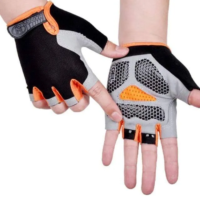 Unisex Fingerless Cycling Gloves with Enhanced Grip - Breathable & Durable