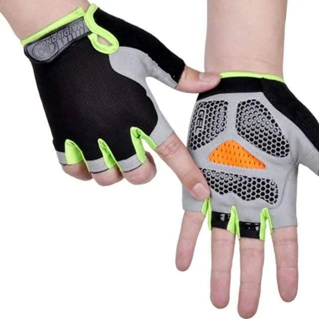 Unisex Fingerless Cycling Gloves with Enhanced Grip - Breathable & Durable