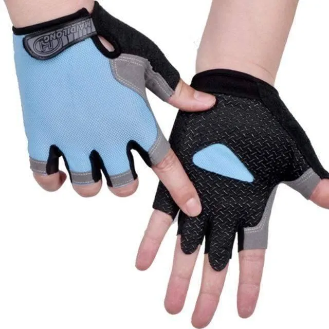 Unisex Fingerless Cycling Gloves with Enhanced Grip - Breathable & Durable