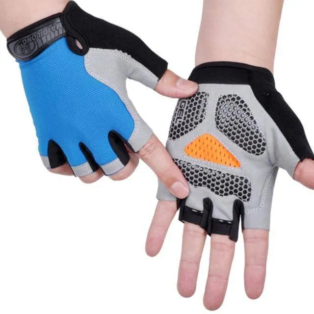 Unisex Fingerless Cycling Gloves with Enhanced Grip - Breathable & Durable