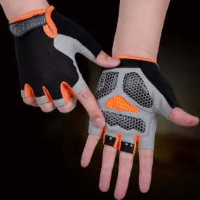 Unisex Fingerless Cycling Gloves with Enhanced Grip - Breathable & Durable