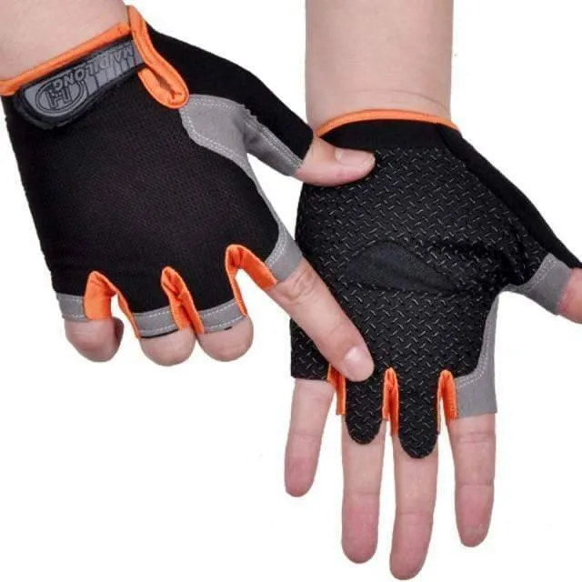 Unisex Fingerless Cycling Gloves with Enhanced Grip - Breathable & Durable