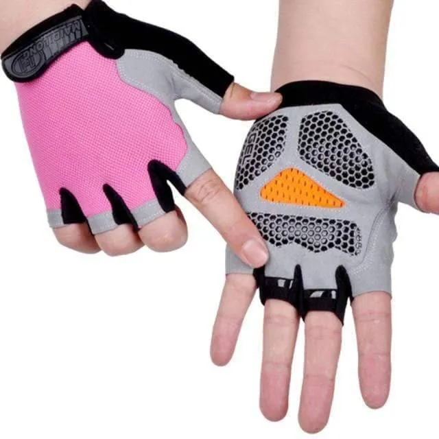 Unisex Fingerless Cycling Gloves with Enhanced Grip - Breathable & Durable