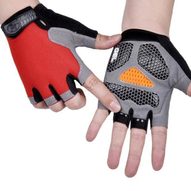 Unisex Fingerless Cycling Gloves with Enhanced Grip - Breathable & Durable