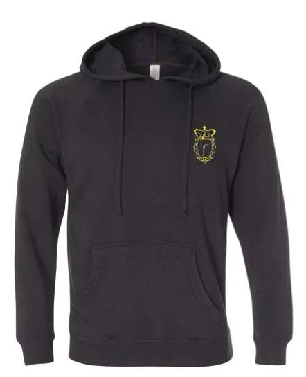 Unisex Heavyweight Hoodie – Black/Bone