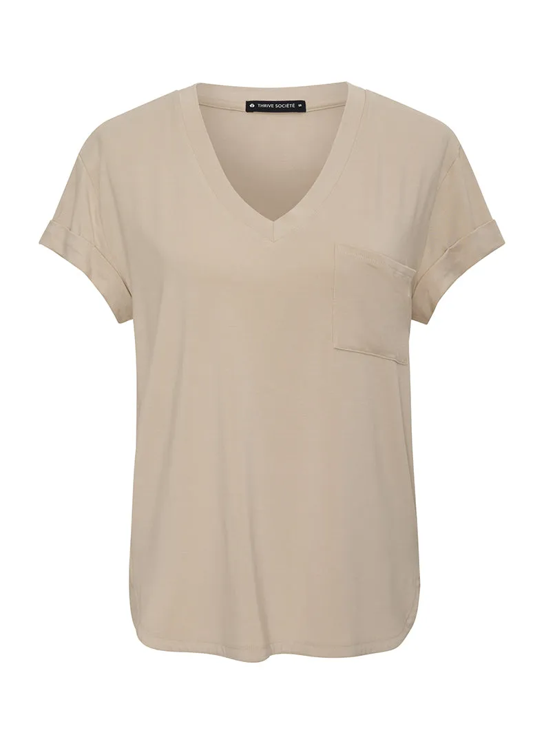 V-Neck Pocket Tee - FINAL SALE