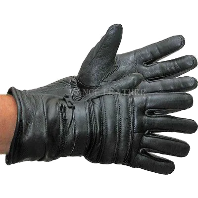 VL401 Vance Leather Insulated Lambskin Gauntlet Glove with Rain Mitt