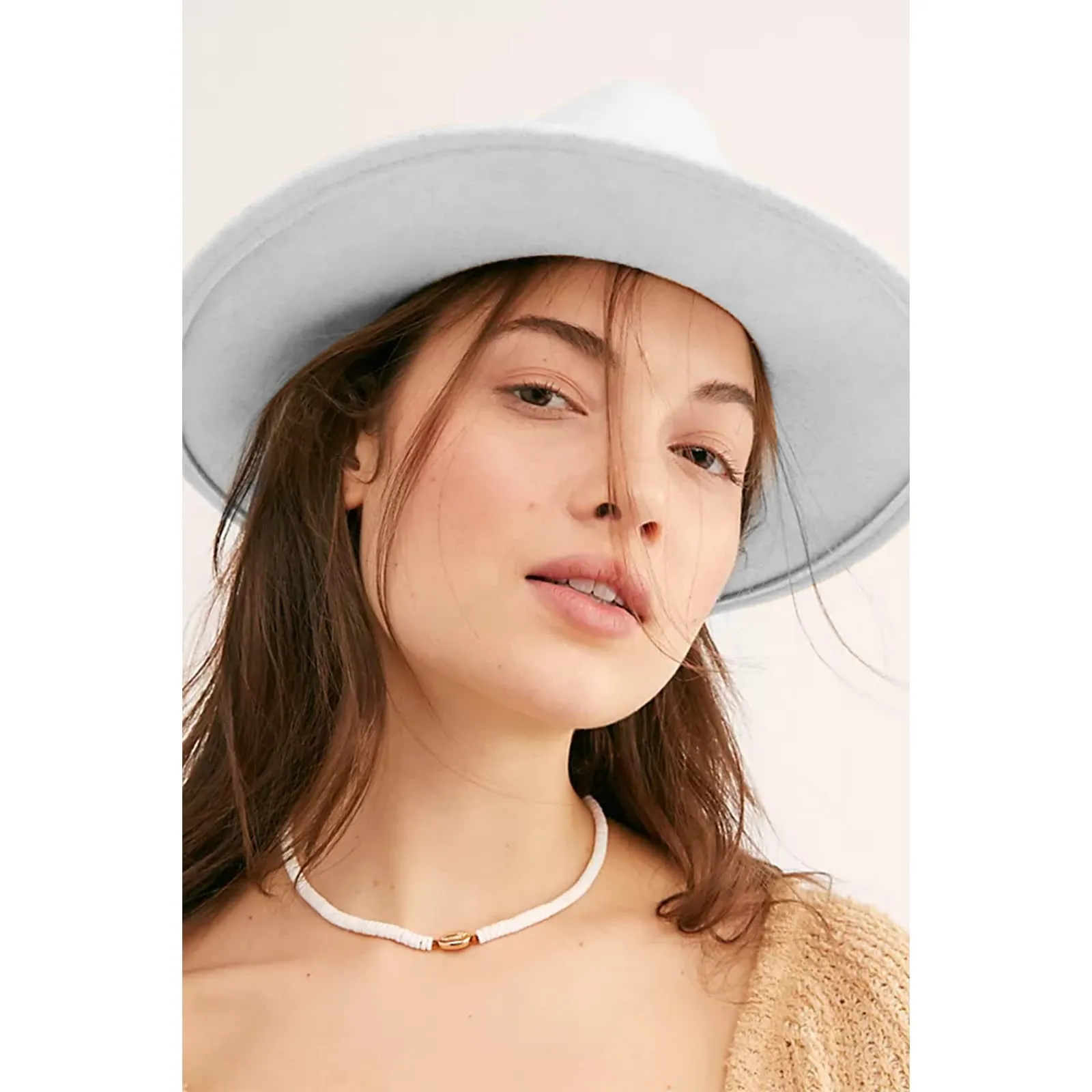 Women Classic with Belt Buckle Panama Hat.