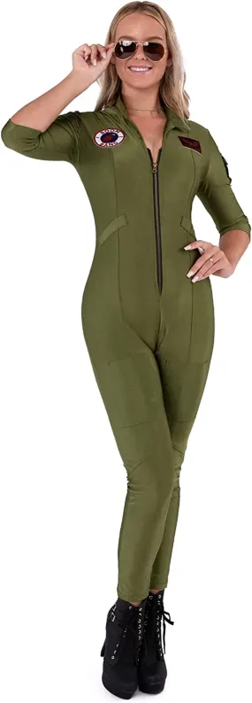 Women Pilot Costume - Adult