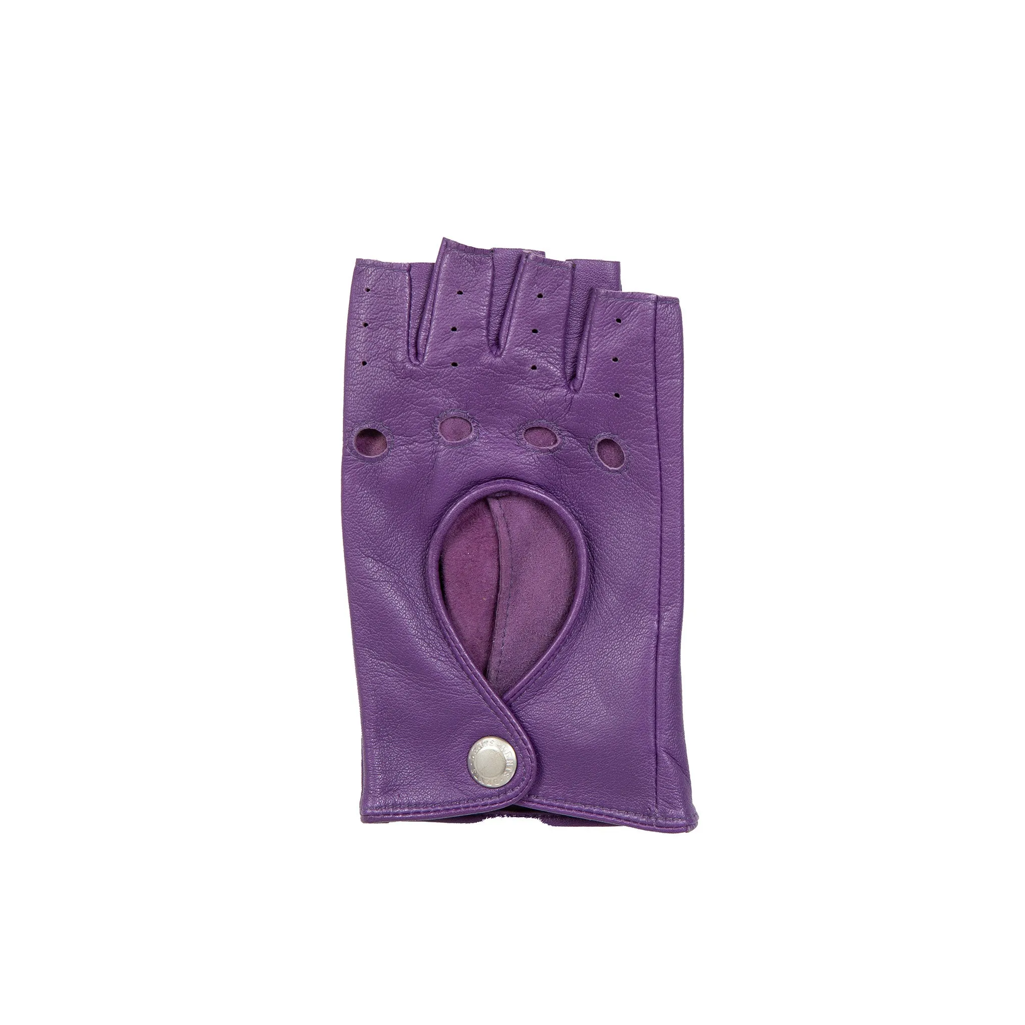 Women’s Fingerless Leather Driving Gloves