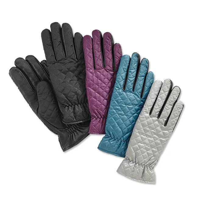 Womens SensorTouch Quilted Gloves/Black