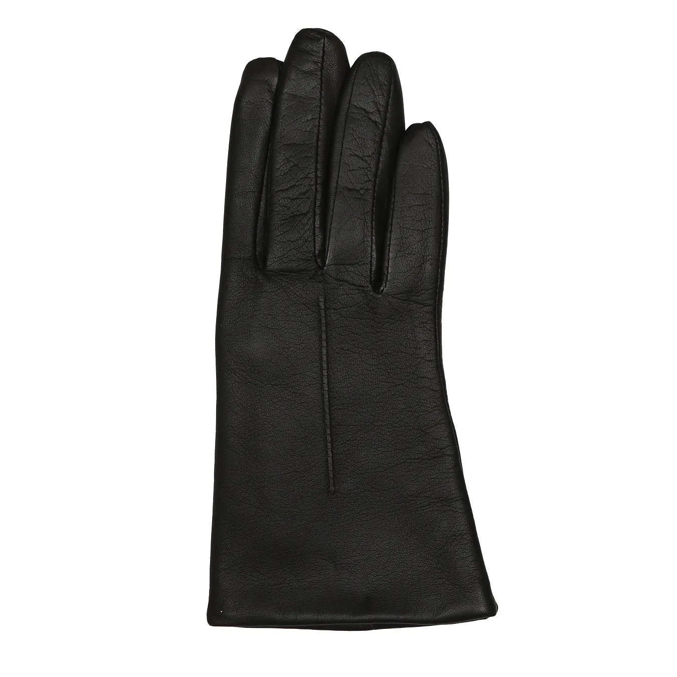 Women's Single-Point Fleece-Lined Leather Gloves