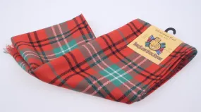 Wool Scarf in Morrison Red Ancient Tartan