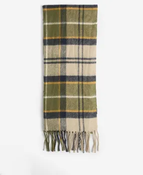 Yaxley Tartan Scarf - Forest Mist Tartan